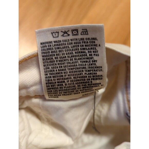 Citizens of Humanity Jeans Womens 27 White Thompson Medium Rise Crop Skinny - Picture 11 of 13